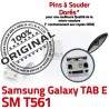 TAB E SM T561 USB Samsung Galaxy TAB-E souder Pins Qualité à Connector Dock SM-T561 Chargeur SLOT Dorés de ORIGINAL Fiche charge Prise MicroUSB