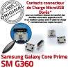 Samsung Prime SM G360 Micro USB à charge SM-G360 de Dock Core Connector Chargeur Dorés ORIGINAL Qualité Prise Pins MicroUSB Galaxy souder Fiche
