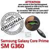 Samsung Prime SM-G360 USB Charge Micro G360 Dorés Connecteur ORIGINAL Pins Prise Qualité Chargeur de charge Connector Core SM à Galaxy souder