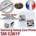 Samsung Prime SM-G361F USB Charg Connecteur de ORIGINAL à Dorés Chargeur Qualité Core Prise Galaxy SM souder G361F charge Connector Pins Micro