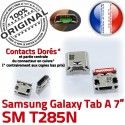 Samsung Galaxy Tab A T285N USB de Connecteur charge TAB ORIGINAL inch à 7 Chargeur Pins Dorés Micro Dock souder Prise Connector SM