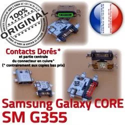 ORIGINAL souder Dorés Qualité SM-G355 Samsung PORT 2 Micro Connector Galaxy à Prise G355 Core SM USB charge Pins Chargeur de Charge Connecteur