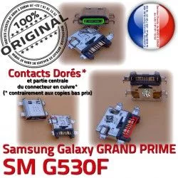 Prise Dock USB SM-G530F Connector GRAND de MicroUSB Chargeur ORIGINAL SM à Samsung Fiche Dorés Galaxy souder charge G530F Pins Micro PRIME Qualité