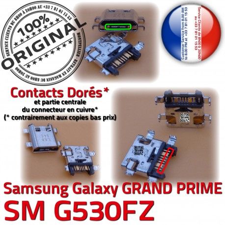GRAND PRIME SM-G530FZ USB Charge Doré Galaxy Samsung ORIGINAL Connector souder à charge Prise Qualité de Micro Connecteur SM Chargeur G530FZ
