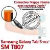 Samsung Galaxy TAB S SM-T807 Ch Connecteur Lecteur Chargeur USB Mémoire Micro TAB-S Doré Prise Port ORIGINAL Qualité de Nappe SD Charge
