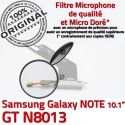 Samsung Galaxy GT-N8013 NOTE Ch Chargeur Qualité Contacts OFFICIELLE Charge GT N8013 Dorés Connecteur USB Micro Réparation de Nappe ORIGINAL