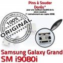 Samsung Galaxy GT-i9080i USB souder ORIGINAL Chargeur MicroUSB Prise Dorés de Dock Qualité Pins Grand à Fiche charge SLOT Connector