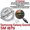 Samsung Galaxy GT-i879 USB Chargeur Dock Prise Qualité Grand charge SLOT MicroUSB Dorés ORIGINAL à Fiche Connector Pins souder de