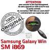 Samsung Galaxy Win GT-i869 USB ORIGINAL de Pins MicroUSB souder charge à Dorés Qualité Chargeur Fiche Prise SLOT Dock Connector