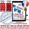 PACK 2019 A2197 A2198 A2200 N Precollé Noire Verre HOME Outil Réparation Bouton Adhésif Vitre Qualité Démontage KIT iPad Tablette Nappe Tactile PREMIUM