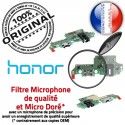 Honor 7X Charge Rapide Micro Antenne Nappe USB Microphone RESEAU Câble OFFICIELLE Qualité Prise ORIGINAL Chargeur Connecteur