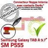 Samsung TAB A SM-P555 Galaxy C Réparation Connecteur Contacts Doré SM de Chargeur Nappe ORIGINAL Charge P555 Qualité OFFICIELLE USB Micro