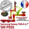 Samsung Galaxy TAB A SM-P555 HP Nappe Réparation Connecteur Flex ORIGINAL P555 OFFICIELLE Chargeur HOME Bouton Charge de Haut Parleur SM