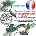 Honor 6X PORT JACK Charge Prise OFFICIELLE Antenne Câble Microphone Nappe RESEAU Micro ORIGINAL Téléphone Qualité USB Chargeur