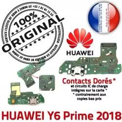 Qualité OFFICIELLE PORT Y6 Prise Nappe Prime SMA Chargeur Microphone Antenne Huawei RESEAU USB ORIGINAL 2018 Connecteur Charge