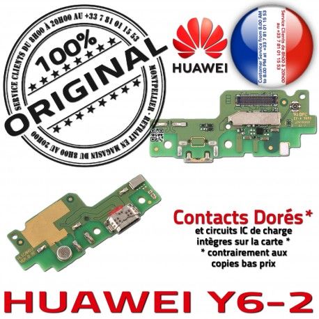 Huawei Y6-2 Charge USB Microphone Antenne PORT Chargeur ORIGINAL Prise Téléphone OFFICIELLE Connecteur Nappe Qualité