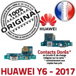 2017 Huawei Antenne ORIGINAL écouteurs Chargeur DOCK Câble USB PORT Y6 Qualité Charge JACK Audio de Nappe Téléphone Microphone