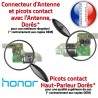Honor 8 ORIGINAL Antenne Qualité Chargeur Microphone Micro Charge de Nappe Type Prise RESEAU USB OFFICIELLE Câble Connecteur C