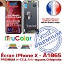 in-CELL iPhone A1865 LCD HDR inCELL SmartPhone Apple Multi-Touch Cristaux 3D PREMIUM Remplacement Touch Liquides Oléophobe Écran Verre