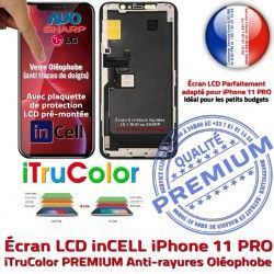 iPhone in-CELL Liquides sur PREMIUM Verre Écran PRO Châssis Remplacement LCD SmartPhone inCELL Multi-Touch Apple Cristaux Assemblé HDR 11 Touch