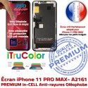 Apple iPhone A2161 Ecran LCD HDR Cristaux In-CELL Remplacement Retina Oléophobe Liquides Écran in Super Touch PREMIUM Vitre 6,5
