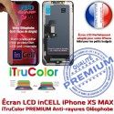 Apple in-CELL iPhone XS MAX Oléophob iTruColor True Verre SmartPhone PREMIUM LG LCD Tactile Affichage HDR inCELL Multi-Touch Tone Écran