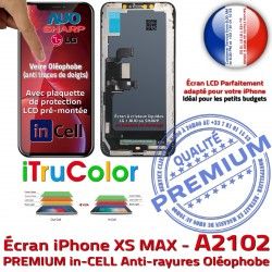 pouces HDR True Oléophobe Affichage Super Écran Changer Vitre PREMIUM Apple In-CELL A2102 in-CELL iPhone Tone LCD 6.5 SmartPhone Retina