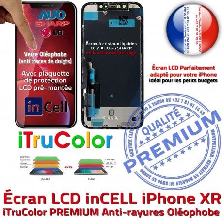 Écran Complet iPhone XR SmartPhone Cristaux Liquides Apple LCD pouces True Super PREMIUM Vitre Affichage Retina inCELL Tone 6,1