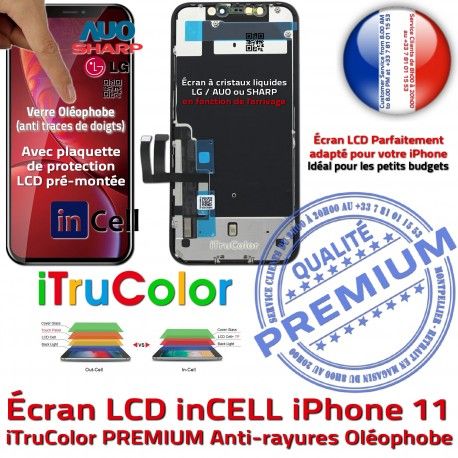 LCD Assemblé iPhone 11 PREMIUM Vitre Complet SmartPhone Affichage inCELL Super pouces Liquides Cristaux Apple Retina Écran 6,1 Tone True