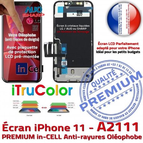 Apple in-CELL LCD iPhone A2111 SmartPhone Affichage True PREMIUM Oléophobe Tactile Écran HDR iTrueColor Multi-Touch Verre inCELL LG Tone