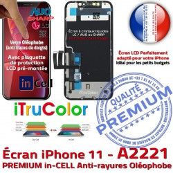True A2221 Liquides Super Affichage PREMIUM inCELL 6,1 Apple Tone Tactile Écran iPhone Vitre Retina SmartPhone 11 in Cristaux