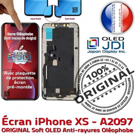 Qualité soft OLED iPhone A2097 iTruColor Écran SmartPhone Réparation Retina HD XS ORIGINAL Verre Super 3D 5.8 Tactile in Touch