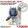 Commutateur Prises VMC 30A Électronique Tableau 7kW Digital DIN Minuterie Minuteur Programmation électrique Rail Journalière 7200W