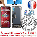 Ecran HD Apple OLED iPhone A1921 XS Écran Touch HDR soft Retina ORIGINAL SmartPhone MAX Vitre 6,5 in 3D Remplacement Oléophobe Super