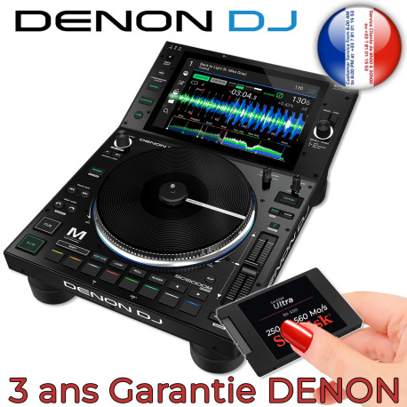 Denon SC6000M DJ PRIME Prime OFFERT Mo/s Mixage SSD Haut Lecteur Disque de Gamme - Multimédia Console 560