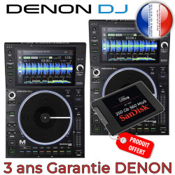 Mixage Gamme - Denon Lecteurs PACK de OFFERT SC6000M Multimédia Prime SSD Disque Platines Mo/s Haut 560 2 DJ x PRIME