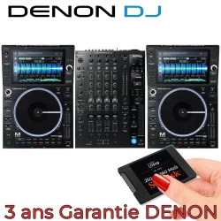 Numérique SSD de x Table X1850 - Denon DJ Prime PRIME Mixage Mo/s Gamme + 2 PACK Platines Disque OFFERT 560 SC6000M Haut