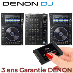 2 PRIME - Gamme Pack x SC6000 DJ + X1850 SSD 560 Table Disque Mo/s de Mixage SOLDES OFFERT Denon Numérique Haut Prime