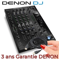 Performance Ultime et : Professionnels Table pour X1850 Mixage Connectivité Qualité les Sonore La X-1850 de Prime Clubs DJ DJs Denon PRIME