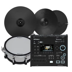 Roland PD-14D électronique PD-14DSX Hi-Hat + CY-14C-T | de CY14C PACK Ride Caisse CY-18DR VH-14D V71 Module batterie numérique Full claire