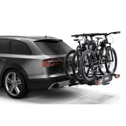 Porte-vélos XT3 pour 3 vélos sur Thule 3 porte-vélos 934100 plateforme - boule XT noir/aluminium EasyFold attelage