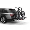 EasyFold porte-vélos pour 2 vélo sur Thule noir/aluminium 2 / Porte-vélos XT2 2 vélos 933100 XT Plateforme attelage boule