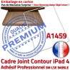 PACK iPad 4 A1459 iLAME Joint B Precollé Cadre Verre Outils Tactile Blanche Bouton HOME PREMIUM Vitre Réparation Apple iPad4 Adhésif Tablette
