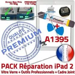 Bouton Outils B PACK Vitre iLAME Cadre Verre Precollé Adhésif HOME A1395 Apple iPad Blanche iPad2 Tablette Joint 2 PREMIUM Réparation Tactile