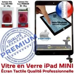 Réparation Home Oléophobe Filtre N Verre Tactile 1 A1432 Caméra Tablette MINI Adhésif Monté Bouton Ecran iPad Fixation Mini1 A1455 Nappe Noir Vitre A1454