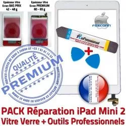 iPad 2 KIT PACK Qualité MINI2 Réparation Complet Tablette Démontage Outil Blanc Apple PREMIUM Blanche HOME Tactile Vitre Nappe Bouton Mini Adhésif Verre