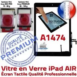 Adhésif Vitre IC Noir HOME Tablette Tactile Verre Nappe A1474 AIR Fixation Oléophobe Qualité Caméra Monté iPad Réparation Ecran