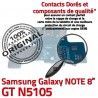 Samsung Galaxy NOTE GT-N5105 C OFFICIELLE Micro Charge Réparation N5105 Connecteur de Qualité Chargeur GT ORIGINAL USB Nappe Doré Contacts