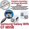 Samsung Galaxy Win GT-i8558 USB Dock Chargeur souder à Connector Pins Prise Fiche Qualité ORIGINAL de Dorés MicroUSB charge SLOT