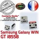 Samsung Galaxy Win i8558 USB de à Connecteur Dorés Dock ORIGINAL Chargeur Micro Connector Prise Qualité GT charge souder Pins
